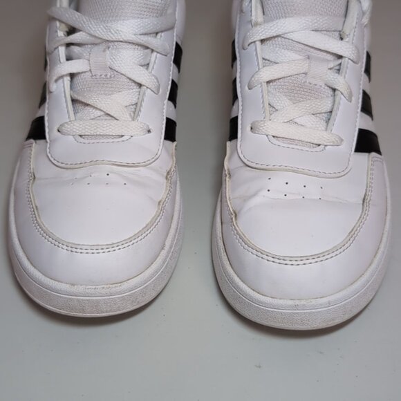 Adidas Unisex Breaknet Sneakers Tennis Court Lace Up Faux Leather Size 6 Shoes - Picture 3 of 11